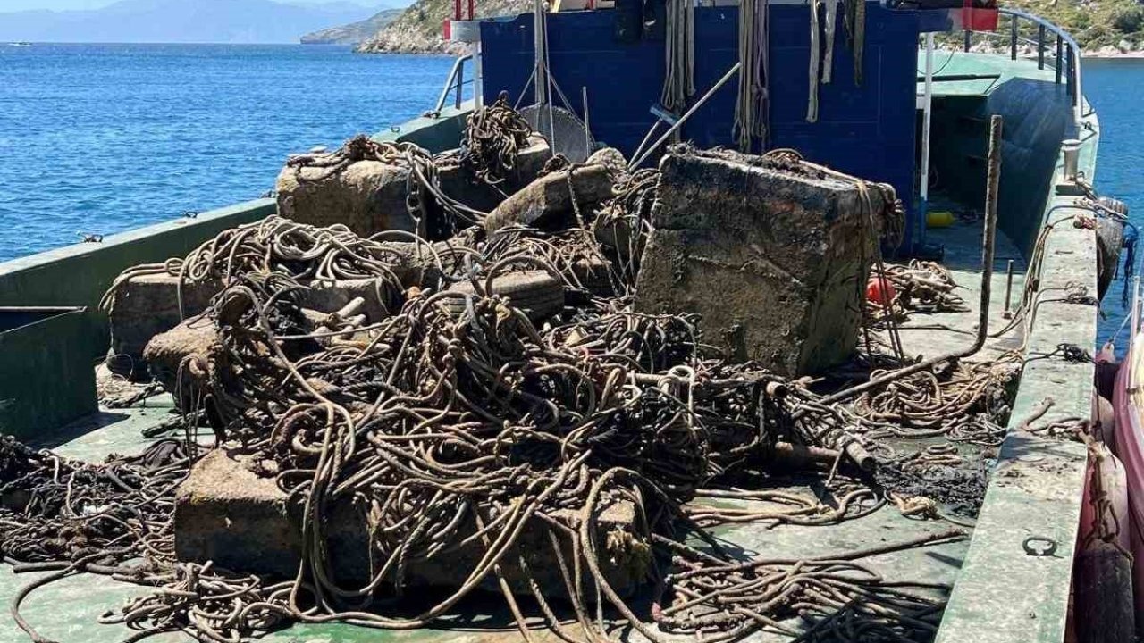 Antik limandaki tonozlar kaldırıldı