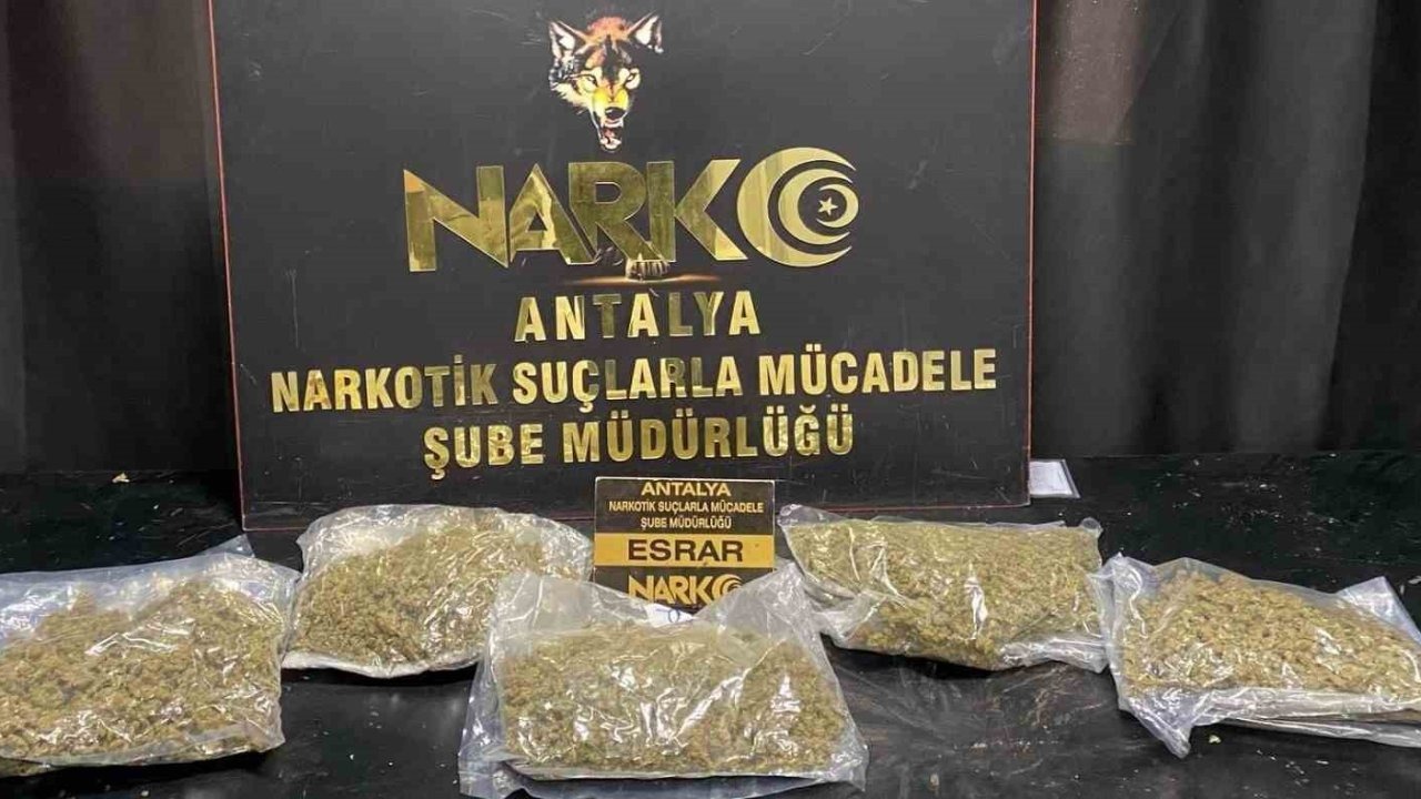 Antalya’da uyuşturucu operasyonlarında 1 haftada 118 şüpheli yakalandı, 12’si tutuklandı