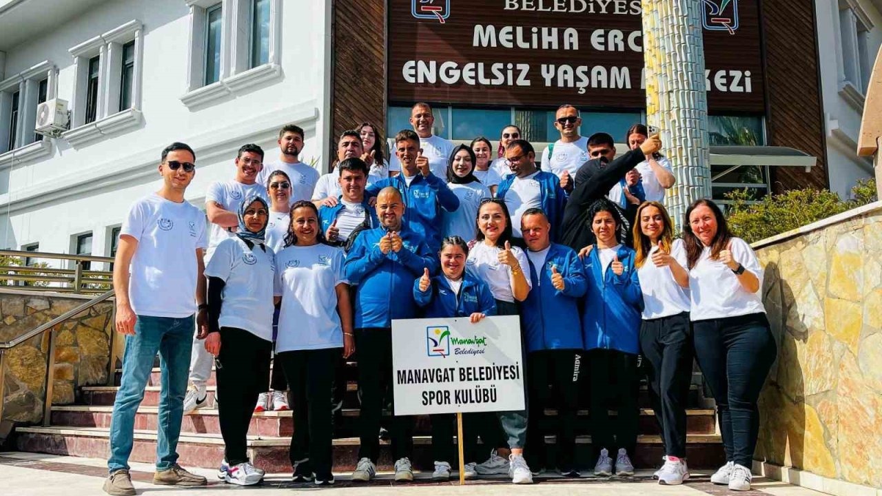 Manavgat’ın özel sporcuları madalyaları topladı