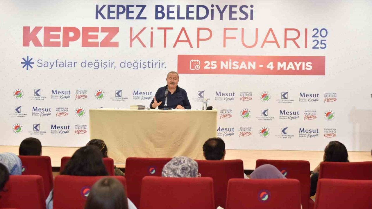 Kepez Kitap Fuarı’nda Şükrü Erbaş Rüzgarı: Çocuklara Şiir, Doğaya Sevgi