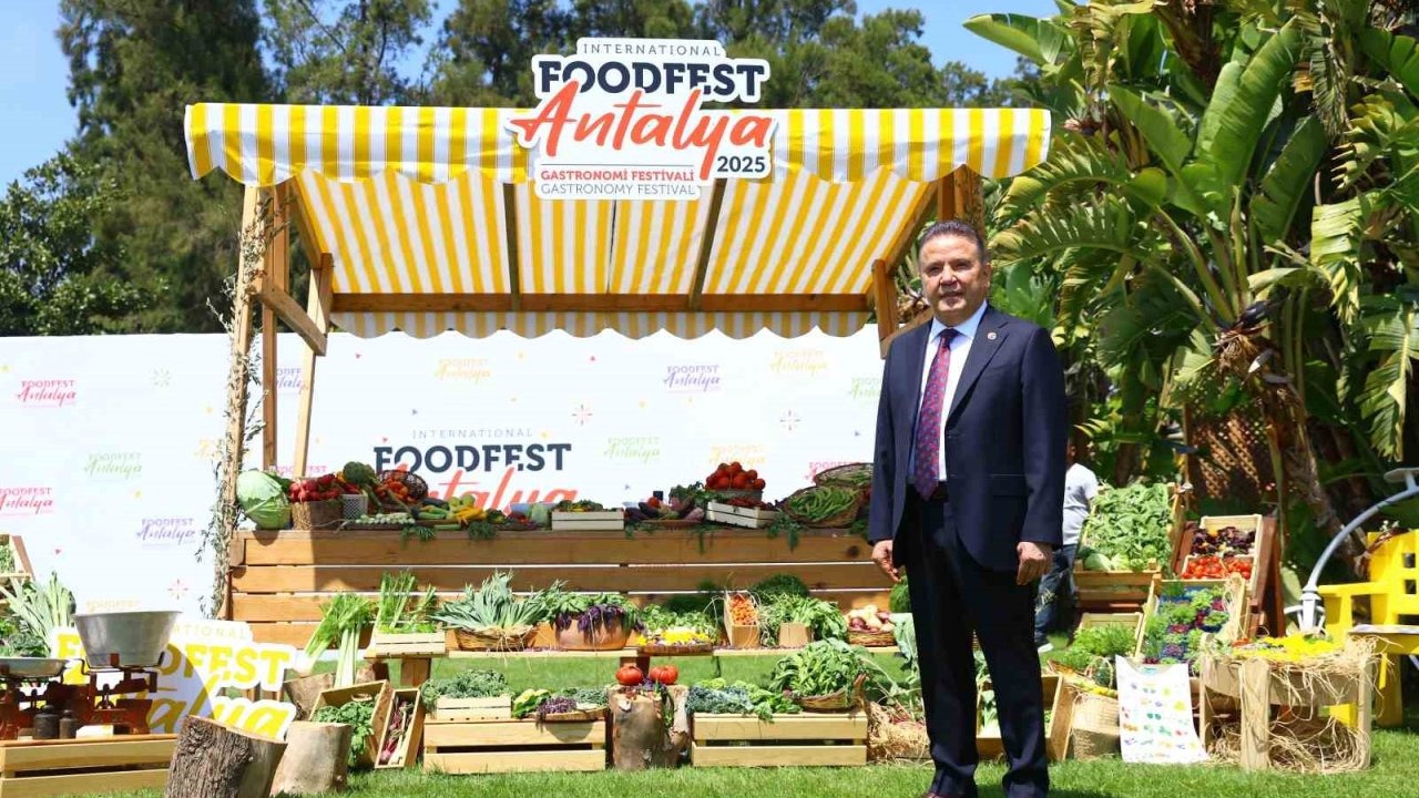 IV. FoodFest Antalya Uluslararası Gastronomi Festivali başlıyor