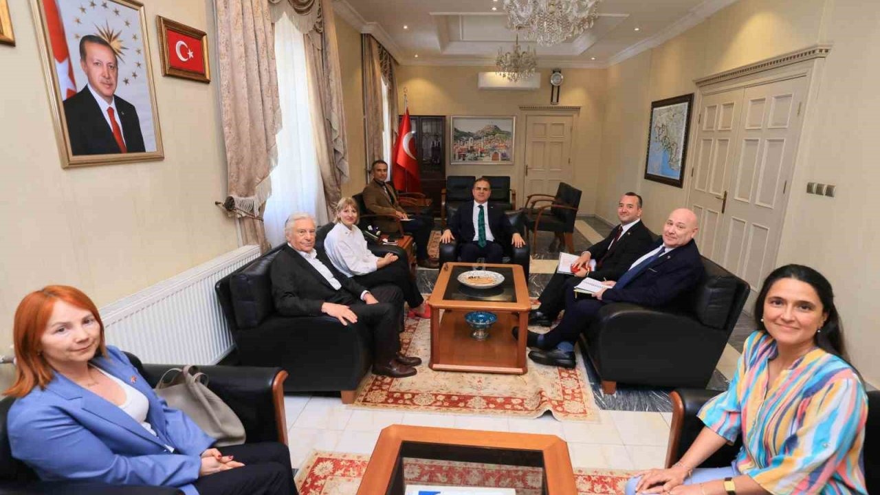 Birleşik Krallık büyükelçisi Vali Akbıyık ve Başkan Aras’ı ziyaret etti