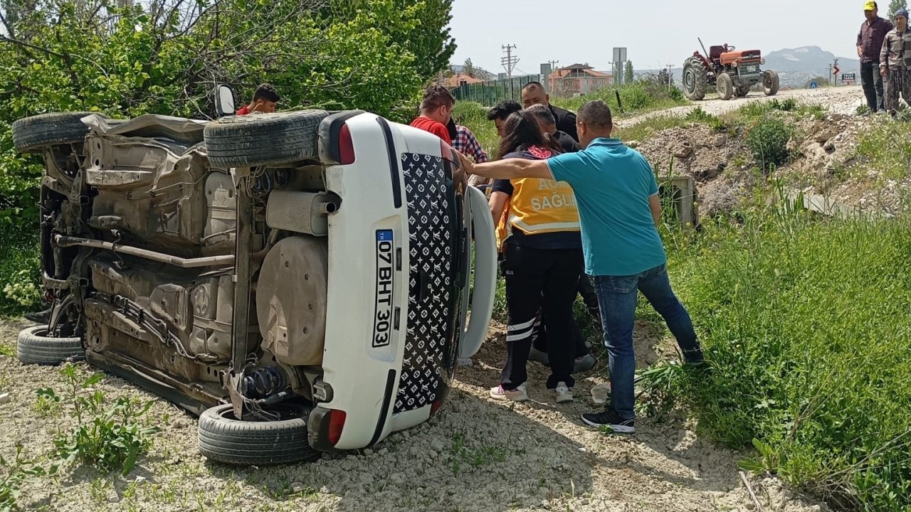 Burdur'da kaza: 1 yaralı