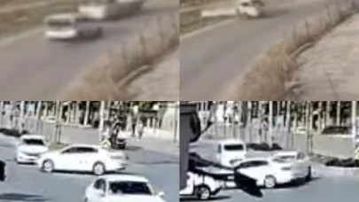 Mersin’de kaza anları kamerada: 1 ölü, 6 yaralı