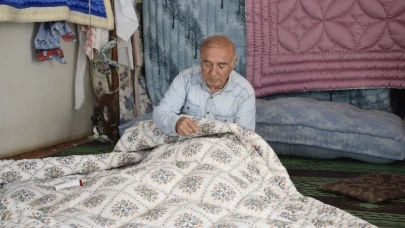 En genç ustası 55 şayında. Yorgancılık unutulmamalı!