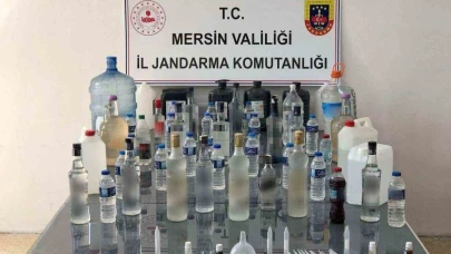 Düzenlenen Operasyonda Litrelerce Sahte İçki Ele Geçirildi