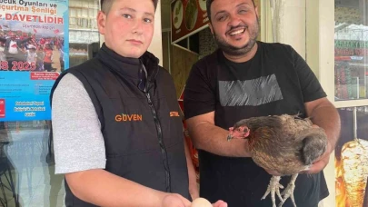 Dönercide Yumurtlayan Tavuk Sosyal Medyada Gündem Oldu! İşletmeci Sahiplenmeye Hazır