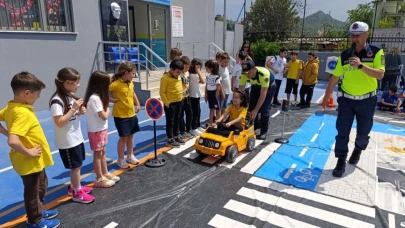 Kemer Jandarmasından Uygulamalı Ders