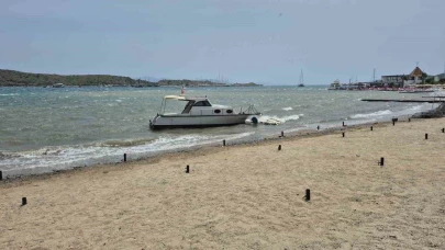 Bodrum’u fırtına vurdu