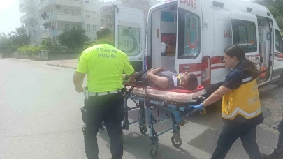 Kask Sayesinde Kurtuldu: Manavgat’ta Motosiklet Kazası