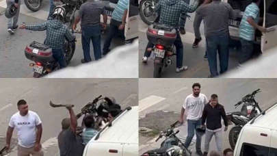 Trafikte budama bıçağı çekti ehliyeti alındı