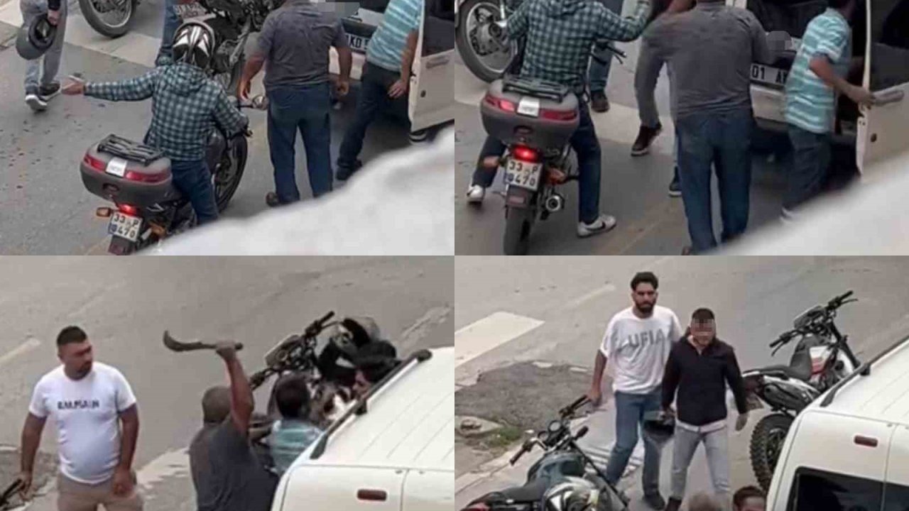 Trafikte budama bıçağı çekti ehliyeti alındı