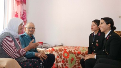 Muğla'da jandarmadan 75 yıllık çifte ziyaret