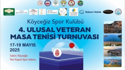 Köyceğiz’de veteran masa tenisi turnuvası yapılacak