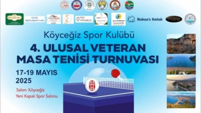Köyceğiz’de veteran masa tenisi turnuvası yapılacak