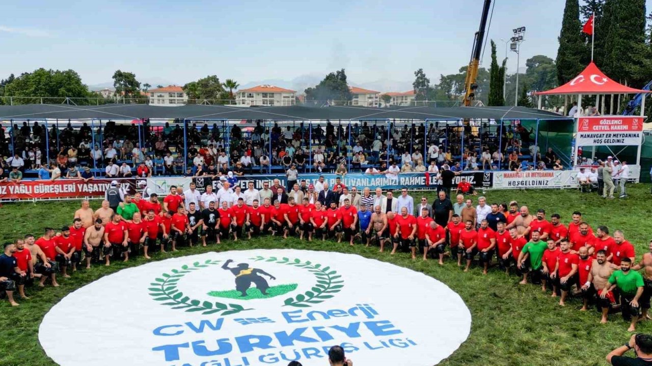 Manavgat’ta yağlı güreş coşkusu yaşanıyor