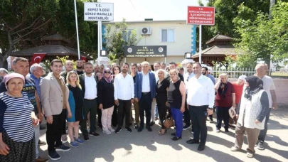 Kocagöz, Kepez Göksu mahalle sakinleriyle buluştu