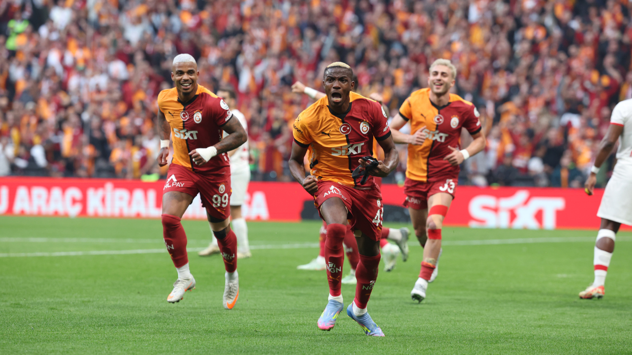 Süper Lig’de şampiyon Galatasaray