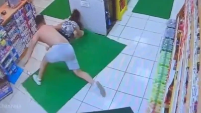 Fethiye’de akaryakıt istasyonundaki gasp anı kameralara yansıdı