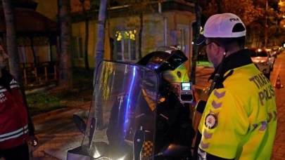 Isparta’da trafik ve asayiş uygulamasında 21 araca ceza kesildi
