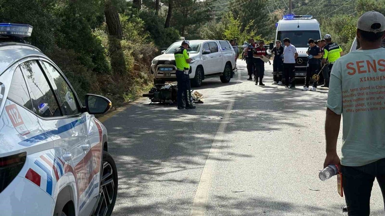 Bodrum’da feci kaza: 1 ölü, 1 yaralı