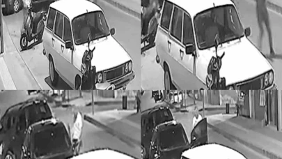 Silahla araç gasbedip tutuklanmıştı: O anların görüntüsü çıktı