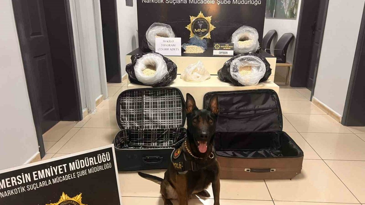 Polis tam 58 kilo 310 gram uyuşturucu hap ele geçirdi: 4 gözaltı