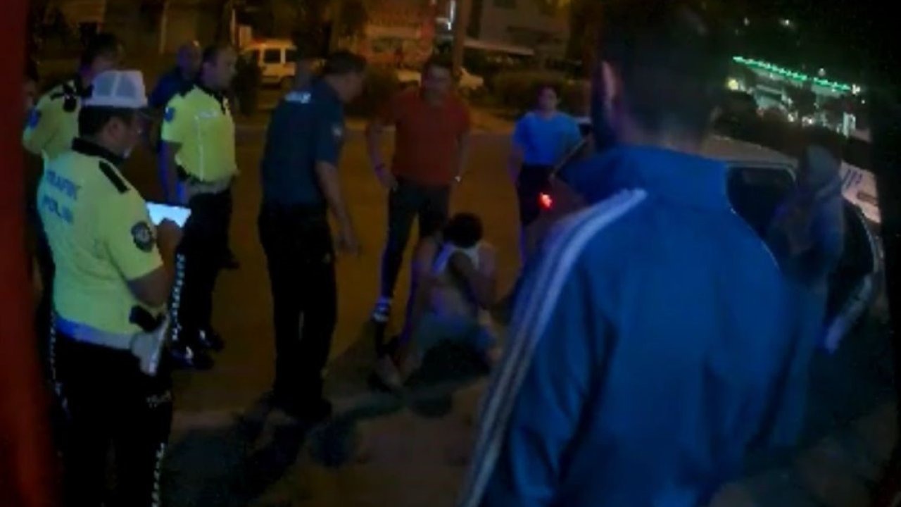 Mersin’de alkollü sürücü ortalığı karıştırdı: O anlar kamerada