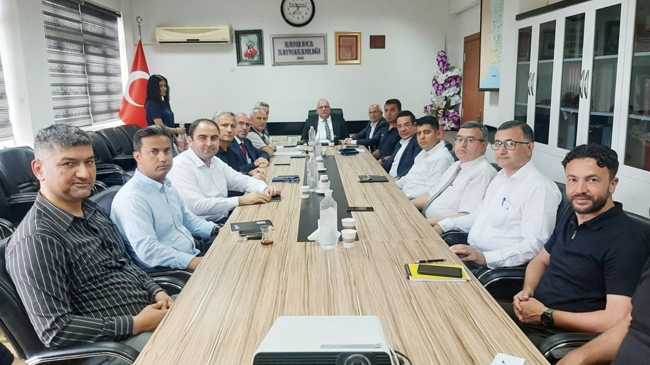 Kumluca'da orman yangınlarıyla mücadele toplantısı