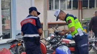 Eğirdir’de motosiklet denetimlerinde iki sürücüye 3 bin 160 TL para cezası