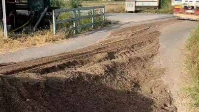Sahilden kum çalıp kaçtılar