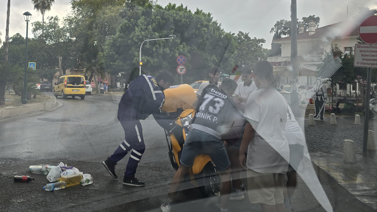 Antalya’da Yağmurlu Hava Kazaya Neden Oldu!
