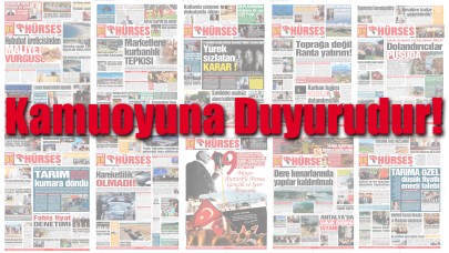 Hürses Gazetesi’nden  Basın Ahlakı ve Sorumluluğu ile İlgili Bilgilendirme