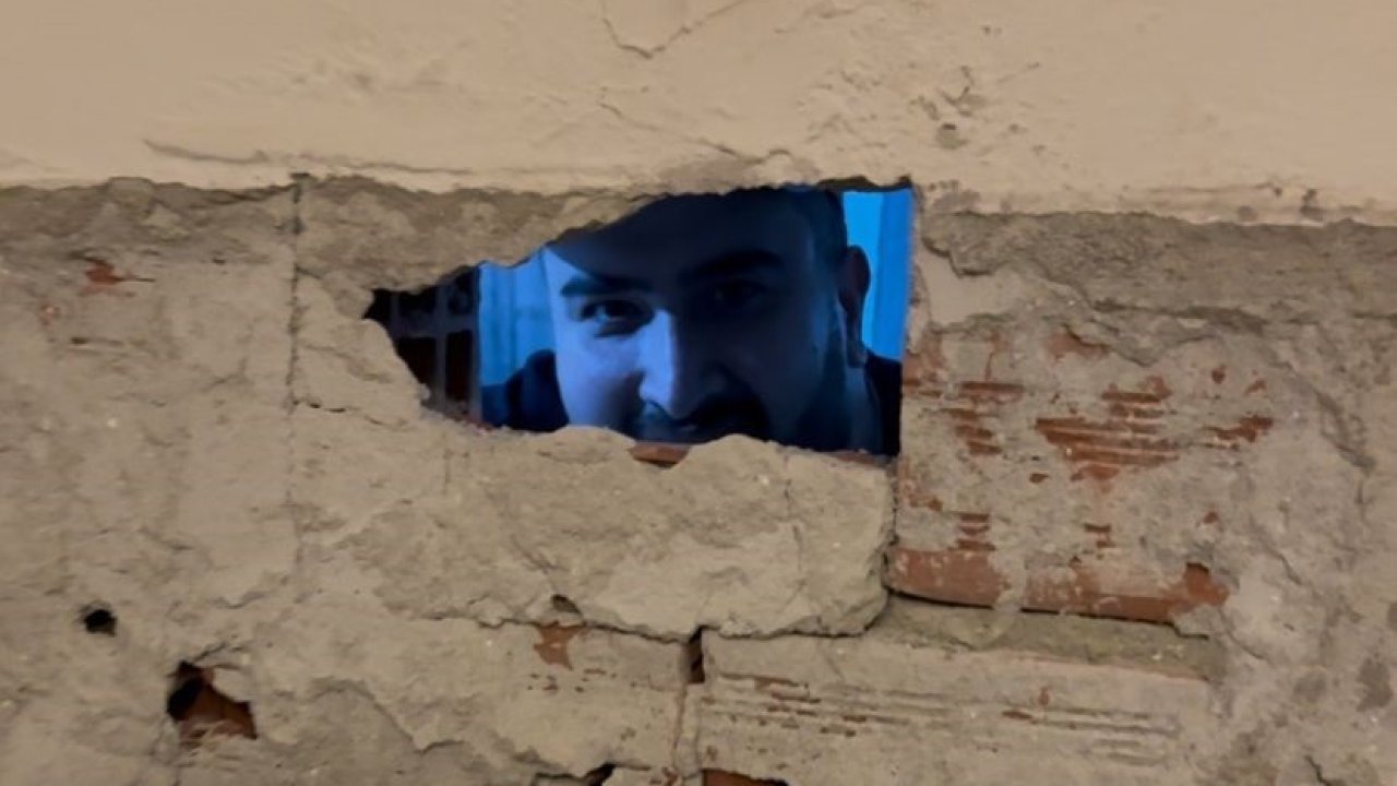 Şaka gibi olay komedyenin başına geldi: Duvarı kırıldı tamirci göründü