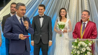 ATSO Başkanı Yusuf Hacısüleyman’ın Oğlu Erol Can ve Elif Gözde Dünyaevine Girdi