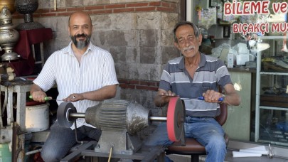 Bıçakçılarda bayram tarifesi; bileme 50 lira