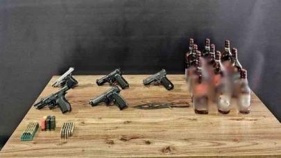 Gazipaşa’da ruhsatsız silah operasyonu