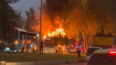 Kepez’de Korkutan Yangın! Alev alev yandı