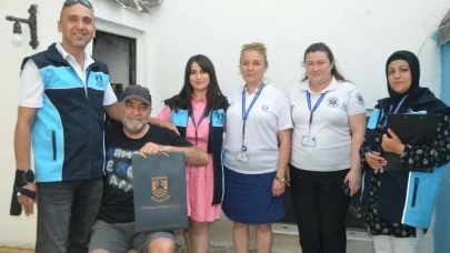 Bodrum'da yalnız yaşayan yaşlılara destek