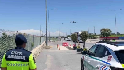 Jandarmadan bayram öncesi dronlu denetim