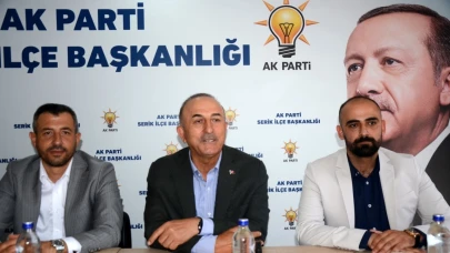 AK Parti Serik ilçe başkanlığında bayramlaşma töreni
