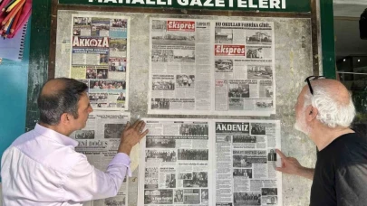 Mersin’de 48 yıllık duvar gazetesi geleneği