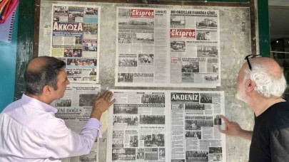 Mersin’de 48 yıllık duvar gazetesi geleneği