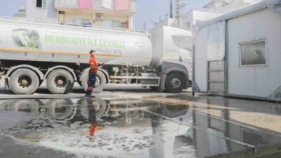 Mersin’de kurban kesim alanları temizlendi