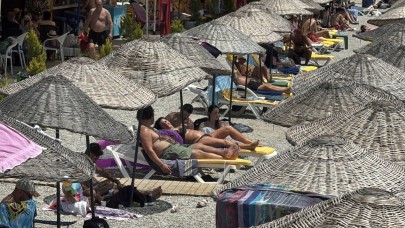 Bodrum sahillerinde bayram yoğunluğu