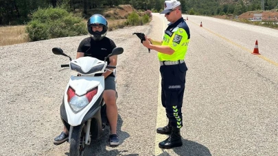 Bayram'da 90 motosiklet trafikten men edildi