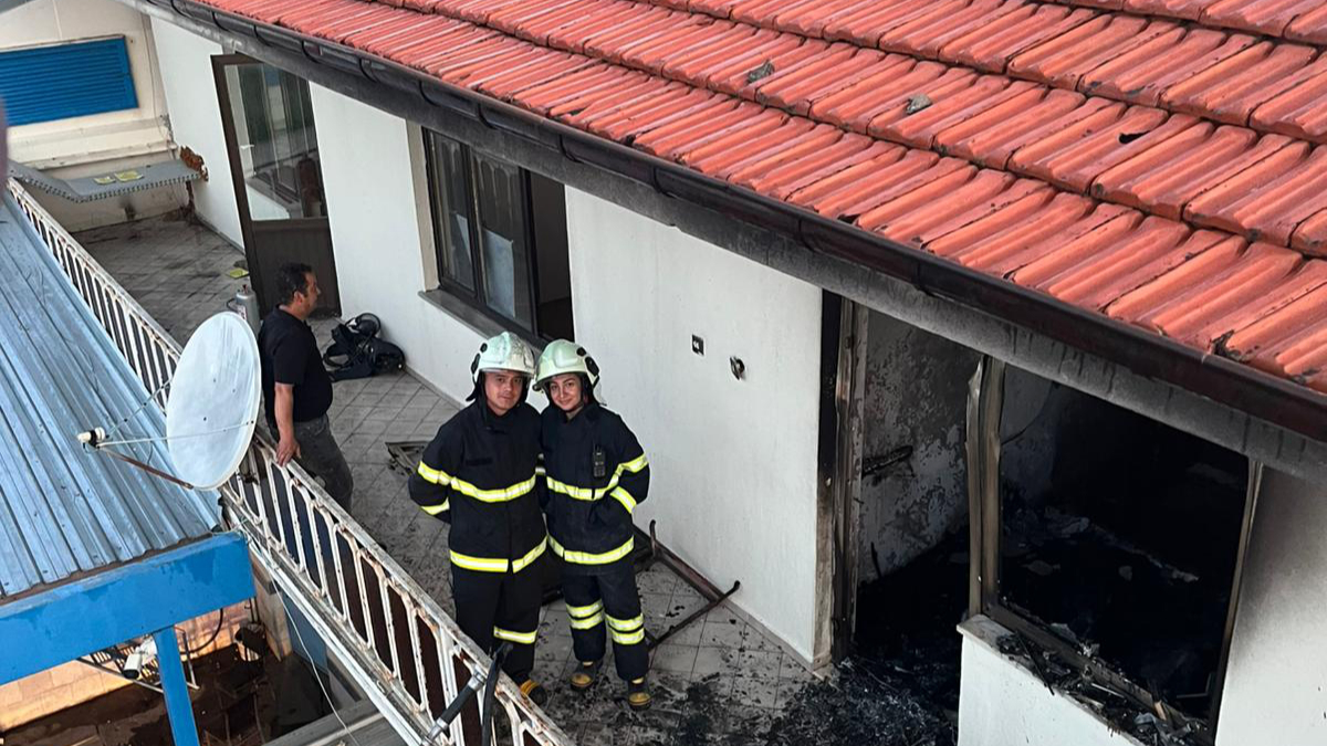 Eğirdir'de iş yeri yangını