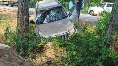 Zincirleme trafik kazasında yaralanan olmadı