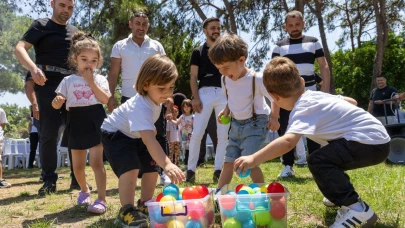 Babalarıyla unutulmaz bir gün geçirdiler
