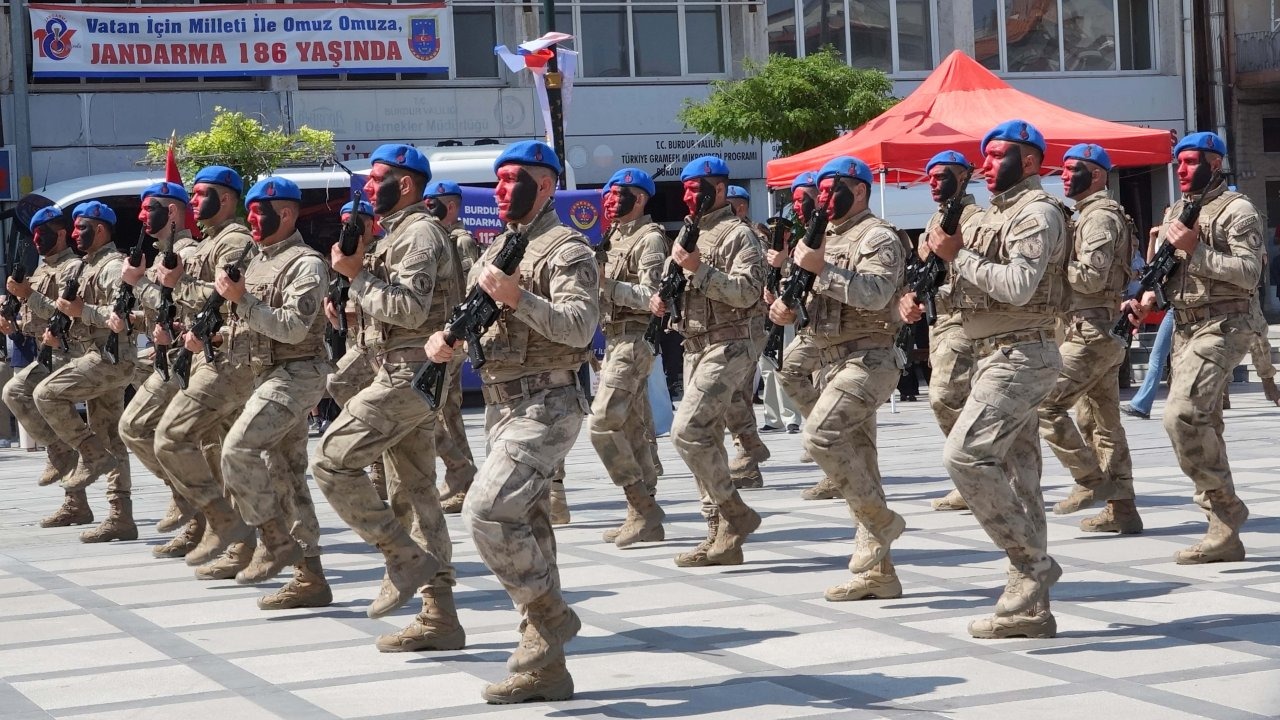Burdur'da jandarmanın kuruluş yıl dönümü kutlandı